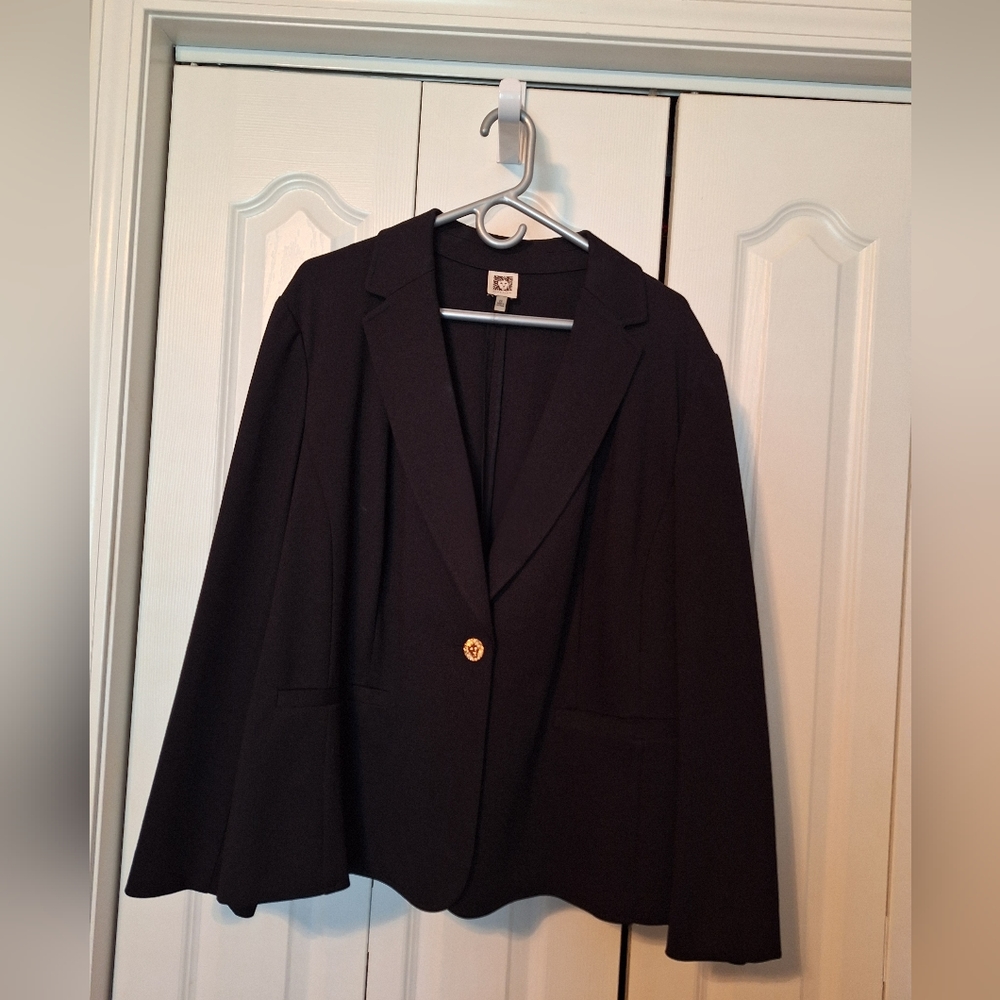 Anne Klein Brand, Black Dress Blazer
